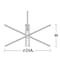 Afx Jaxx Pendant - LED 42W - 2400 Lm - 120V - Satin Brass JAXP24L30D1SB - alternate 2
